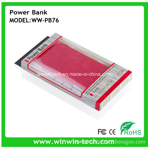 New Design Leather Cover Mirror Power Bank with 10000mAh